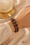 Colorful Crystal Stone Beaded Elastic Bracelet |   Shiny Cut Stylish Women's Bracelet - 3