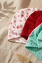Lia Premium 3-Piece Large Bow Baby Satin Bonnet - Soft, Stretchy Cotton Fabric, Stylish and Comfortable Baby Headwear - 3