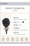 Messy Curly Hair Bun Extensions Wavy Synthetic Chignon with High Elastic Claw Hair Accessories Donut Roller Bun Wig for Women Updo Scrunchies (25cm,Black) - 3