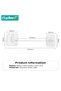 2PCS Baby Safety Locks, Window Restrictor Locks, Window Opening Limiter, Adjustable Children Safety Locker for Window, Door, Freezer, Cabinet, 3M Adhesive Pads, No Drilling - 7