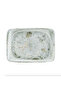 6 Pieces Odette Olive Moove Serving Plate 23X16 cm Porcelain Breakfast and Presentation Plate - 3