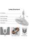 36W Ceiling Fan with Integrated LED Light, Dimmable, 3 Airflow Speeds, Timer, Remote Control - 3