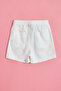 Solid Shorts with Drawstring Waist - 2