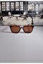 Cbp095 Belli̇ne Leopard Unisex Sunglasses. - 3