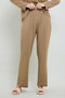 Solid Lapel Collar Pyjama Set - 6