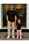 Father's Day Dad Daughter Combination T-Shirt Oversize 100% Cotton Printed T-Shirt (2 Pieces Must Be Ordered for Combination)