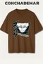 Satoru Gojo Printed Colorful Oversize T-Shirt Printed Premium Oversize Cotton T-Shirt