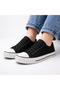 M.P 251-3236 Linen Children's Shoes Black - 2