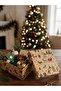 New Year & Christmas Gift Box - Kraft Christmas Patterned Gift Box - 1 Piece (15X15X10 cm) - 8