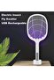 Multi-Functional Electric Bug Zapper Racket – Mosquito and Fruit Fly Swatter, USB Rechargeable - 2
