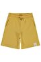 Basic Labelled Capri for 6-9 Years - Mustard