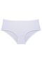 3 Pieces Women's High Waist Bato Panties White Gray Powder - 2