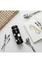 Black & White Polka Dot Stainless Steel Vacuum Bottle — 320 ml - 3