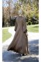 Ankanoor Birit Buttoned Cuped Crashed Satin Belted Dress 145cm Anka265150 - 4