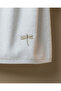 Tauren 100% Cotton Embroidered Face Towel - White/Beige - 50X70 cm - 3