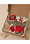 Newborn Baby Girl 5 Piece Leopard Pattern Hospital Discharge Set with Red Detail 0-3 Months - 7