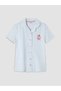 Vizyon New Season Shirt Collar Girls' Shorts Pajama Set - 2