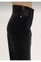 New Star High Waist Loose Side Belt Buckle Detail Baggy Fit Women's Denim Pants - 3