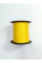 1 mm 100 Meters Yellow Color Waxed Cord (Chick Yellow) Saddler Leather Sewing Necklace Jewelry Design Bracelet Beading Cord - 6