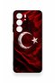 Realme C75 Compatible Wolf Turkish Flag Patterned Silicone Case - 4
