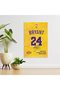 Alayra NBA Legend Kobe Bryant Jersey Poster Art Print Wall Poster with Thick Premium Canvas - 5