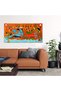 Alayra Kerala Mural Art Canvas Painting | Vishnu Avatar | Traditional Art Unframed painting for Home - 2