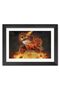 Alayra Kyojuro Rengoku Poster Demon Slayer Anime Posters Framed Paintings with Black Frame