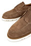 Men's Genuine Leather Brown Casual Shoes - 4