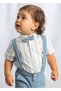Baby Boy Salopet Shirt Set Ocean Green 1226 - 2