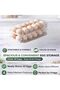 Egg Holder for Fridge, Automatic Rolling Egg Organizer, 2 Layer Stackable Egg Storage Container - 6