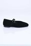 Laceless Belt Buckle Neolite Sole Genuine Leather Ballerinas 342-079 Women's Ballerinas - 6