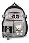 Korean Model Primary School School Bag Set of 3 Waterproof Backpack Lunch Bag Pencil Case - 8