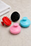1 Piece Mixed Color Soft Silicone Shower Skin Massage Comb - 2