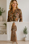 Floral Lined 100% Cotton Dress - 6