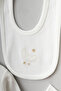 10 Piece 100% Cotton Ribbed Baby Hospital Discharge Set with Moon and Teddy Bear Pattern - Boxed - 2