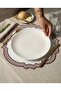 12-Pack White Leona Linen American Placemat Supla |   Stain Resistant |   Modern Table Decor - 4
