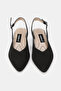 Women's Black Suede Genuine Leather Heeled Shoes, Size 35-41 - 5
