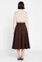 Women's Plus Size Maxi Skirt, Tie-Waist, Pleated Cut, Elastic Waist, Pocket, Comfortable, Casual, Modern - 5