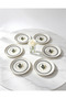 Palmiye Porcelain 6-Piece Tea Plate Set - 2