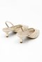 Women's Cream Lace Detailed Evening Dress Shoes 5 cm Heel Comfortable Full Fit. - 7