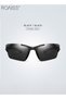 Sports Sunglasses for Men Women UV400 Protection Cycling Glasses with TR90 Frame Sports Goggles for Baseball Running Fishing Golf Black - 5