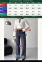Women's Wide Leg Stretchy Blue Baggy Jeans - 2