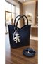 Women's Original Imported Product, Hand and Shoulder Bag with Cute Accessories and Pearls - 4