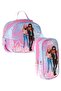 Girl's Wonderful (Pink - Turquoise) Thermo Lunchbox and Pen Holder Set - Setwg-W6070