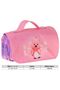 Kids' Stylish Pencil Bag with Carrying Strap and Loopy Print for Girls (Lilac - Pink) - L5305 - 3