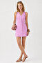 Women's Hola 100% Linen Dress - Lilac - 2