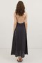 Black Halter Neck Polka Dot Women's Dress - 5