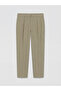 Southblue Beige Regular Fit Linen Blend Men's Pleated Trousers - 5