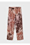 Fuzzy Patterned Pajama Pants - 3