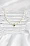 قلادة على شكل سرطان البحر مصنوعة من الصدف الطبيعي - EBJ260612W43998 - 2